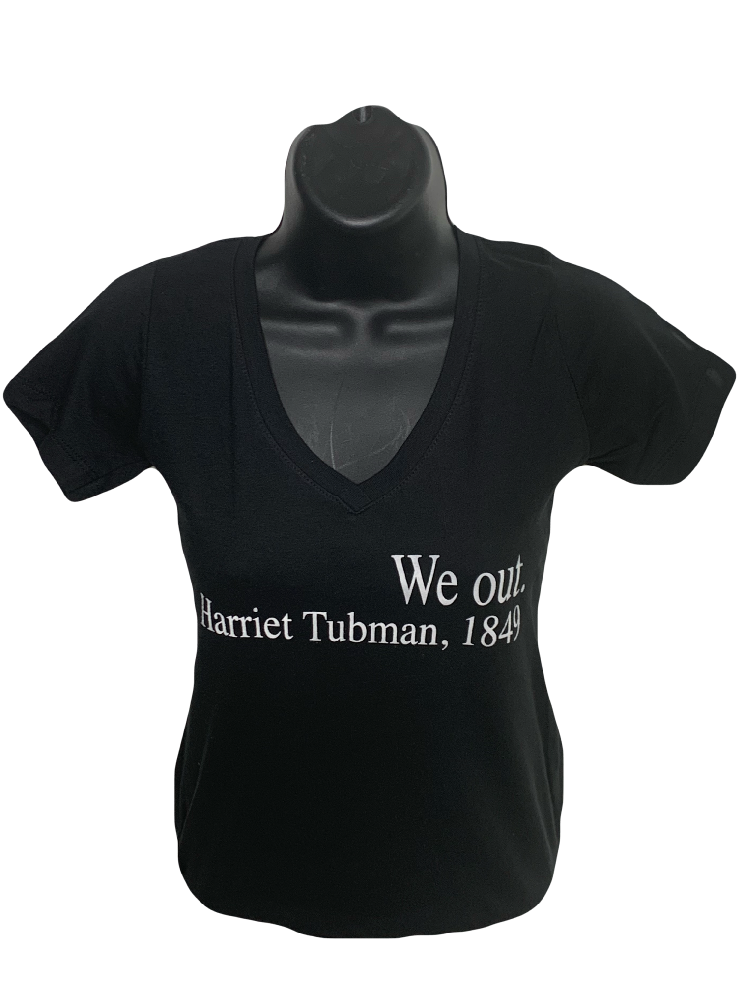 We Out - Fitted V-Neck Tee